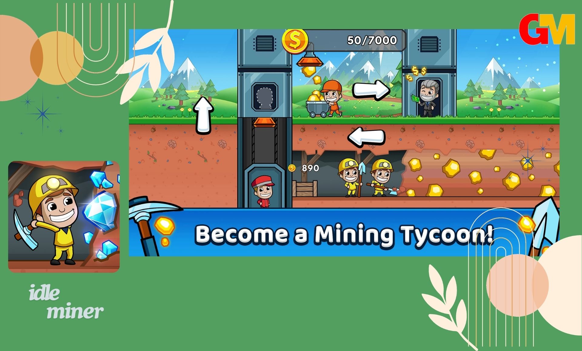 تحميل لعبة idle miner مهكرة اخر اصدار APK للاندرويد و الايفون مجانا